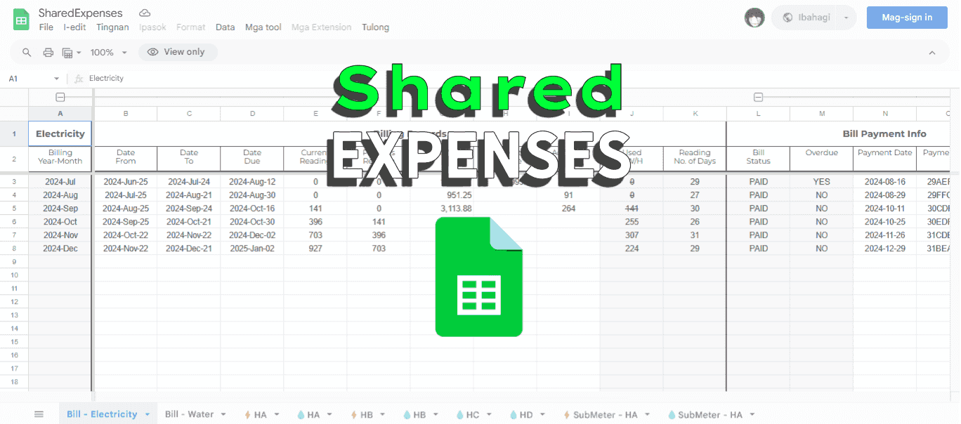 Shared Expense image preview