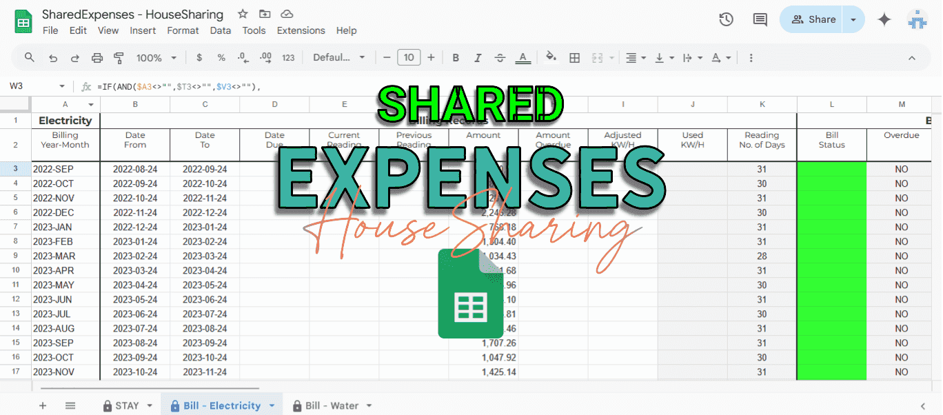Shared Expenses HouseSharing image preview